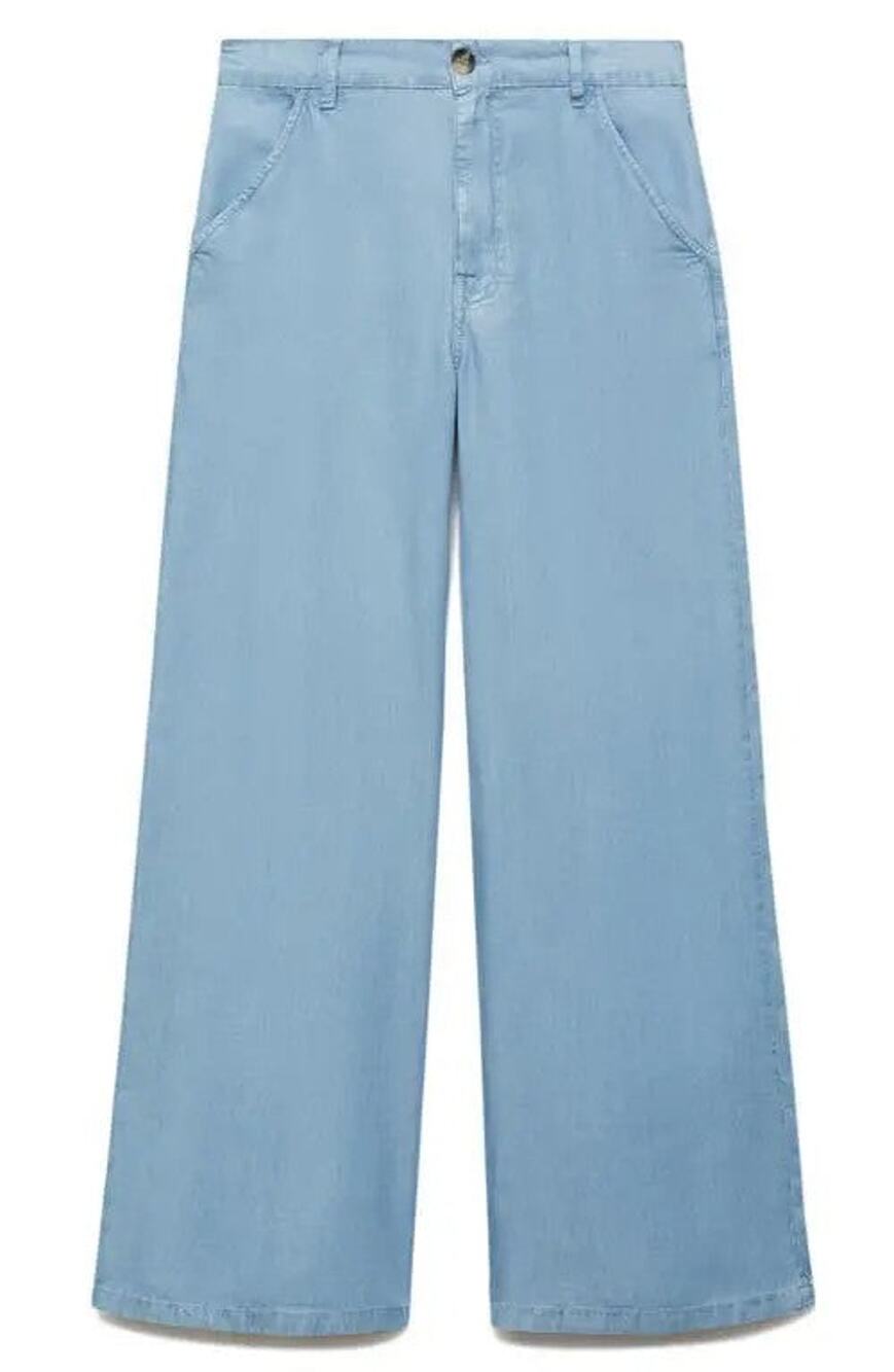 Mango Wideleg Lyocell Pants - XS